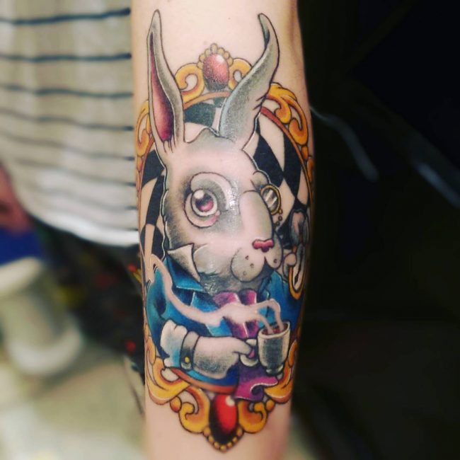 Alice in Wonderland Tattoo (10)