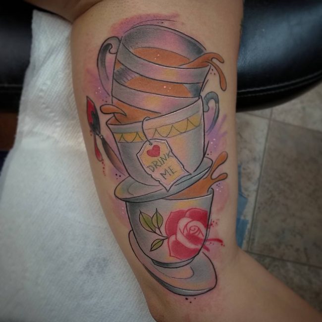 Alice in Wonderland Tattoo (23)