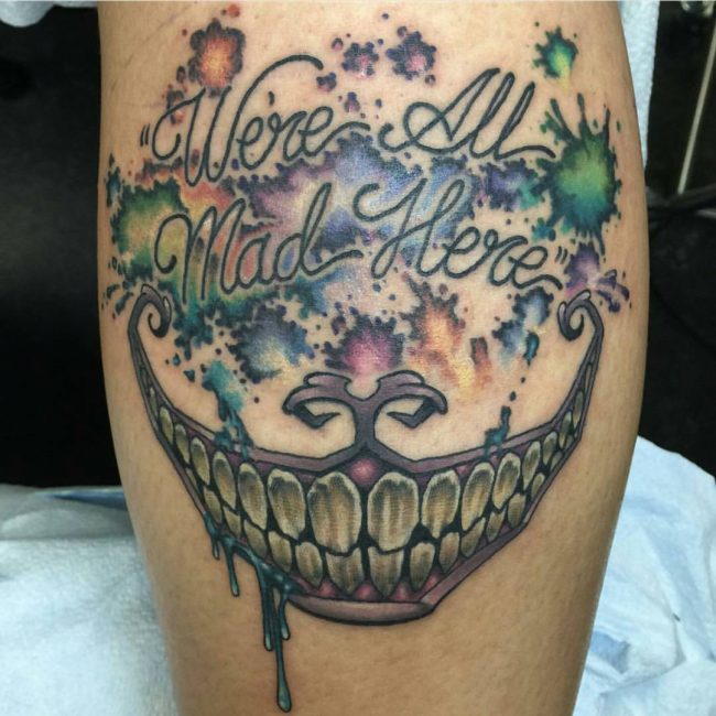 Alice in Wonderland Tattoo (26)