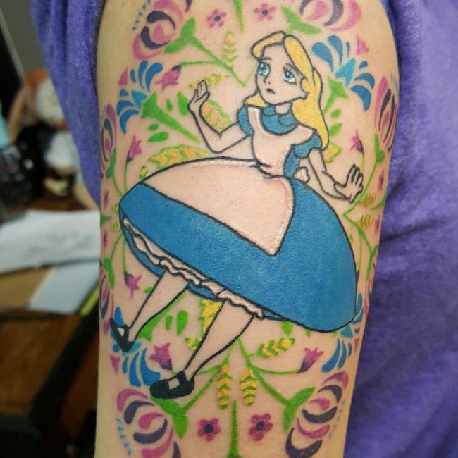 Alice in Wonderland Tattoo (31)