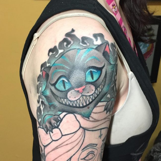 Alice in Wonderland Tattoo (32)