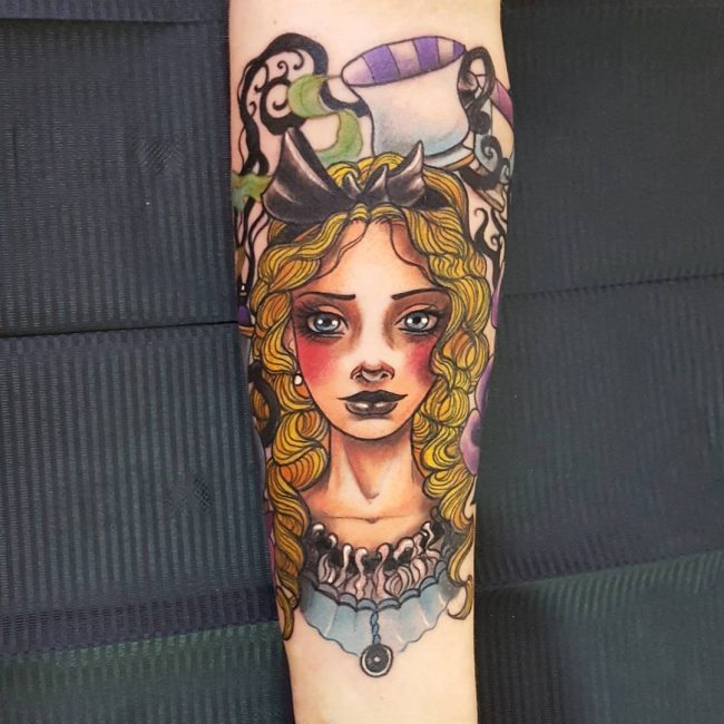 Alice in Wonderland Tattoo (35)