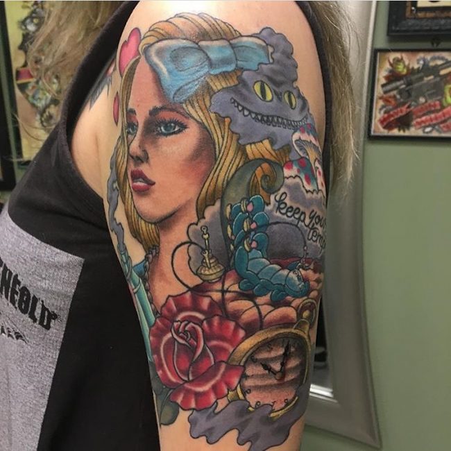 Alice in Wonderland Tattoo (37)