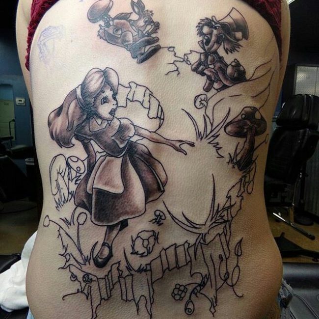 Alice in Wonderland Tattoo (41)
