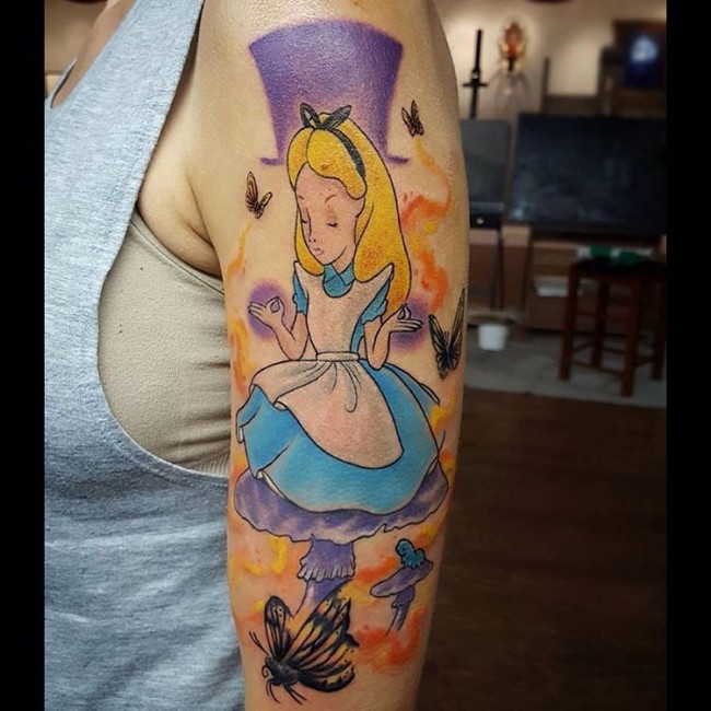 Alice in Wonderland Tattoos (10)
