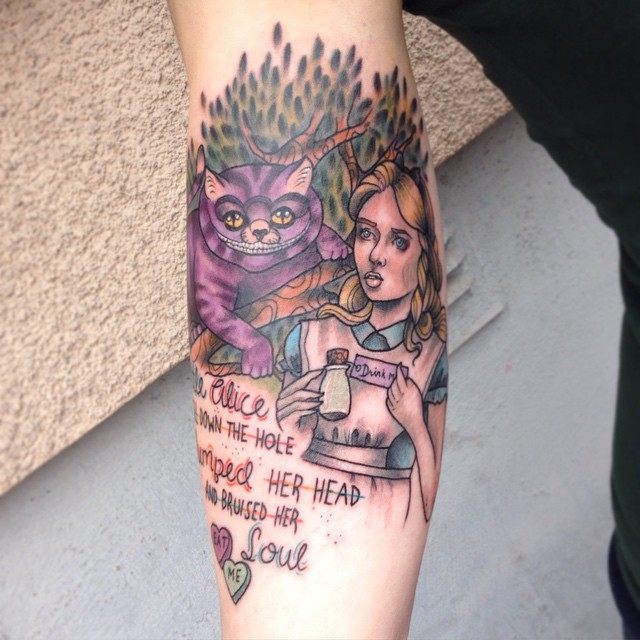 Alice in Wonderland Tattoos (21)