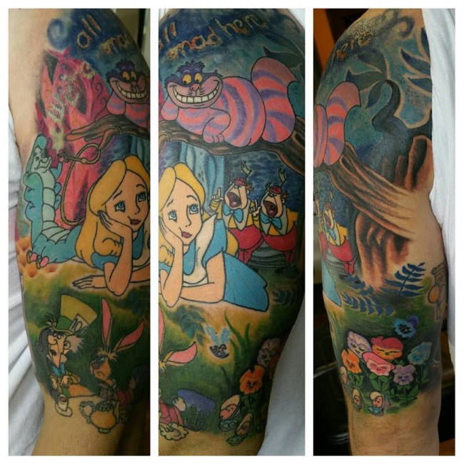 Alice in Wonderland Tattoos (32)
