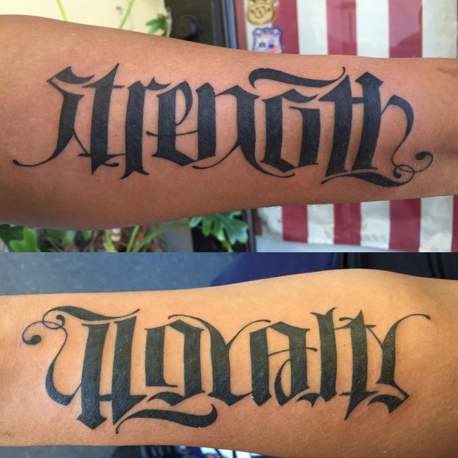 Ambigram Tattoo (2)