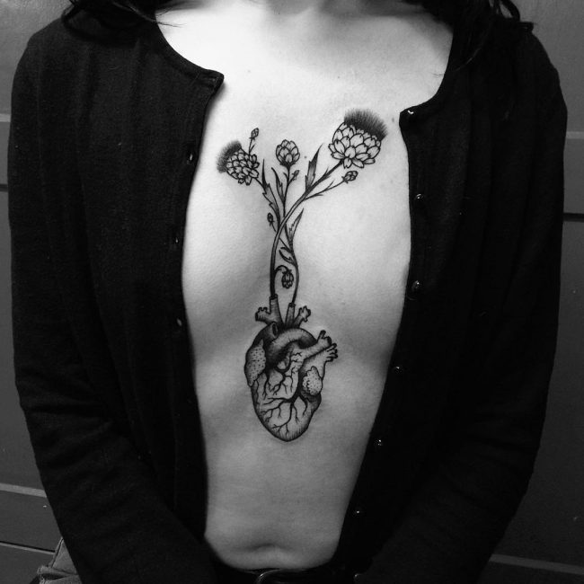 Anatomical Heart Tattoo (10)