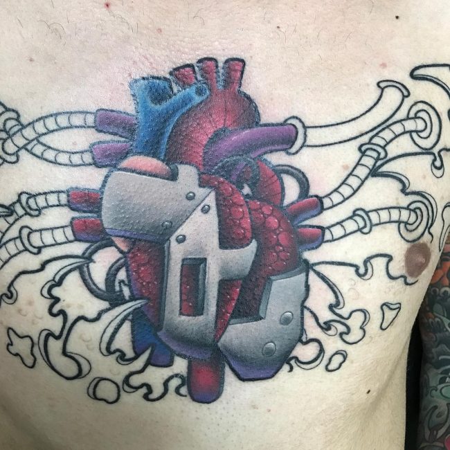 Anatomical Heart Tattoo (12)