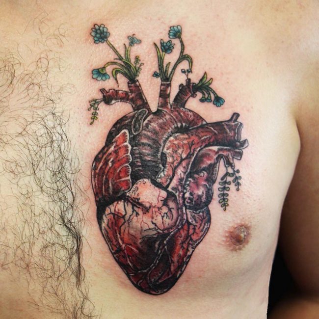Anatomical Heart Tattoo (14)