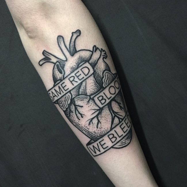 Anatomical Heart Tattoo (16)