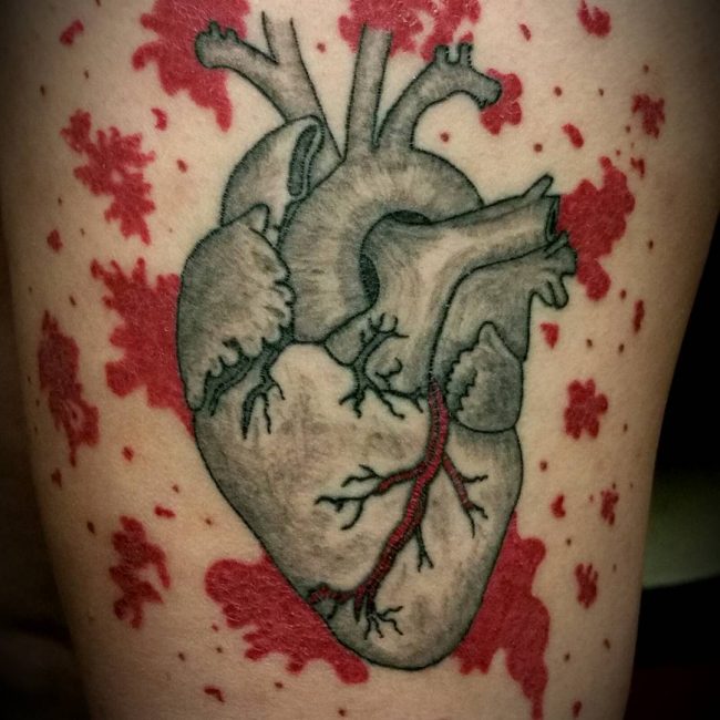 Anatomical Heart Tattoo (17)