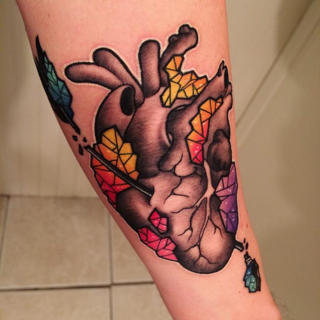 Anatomical Heart Tattoo (18)