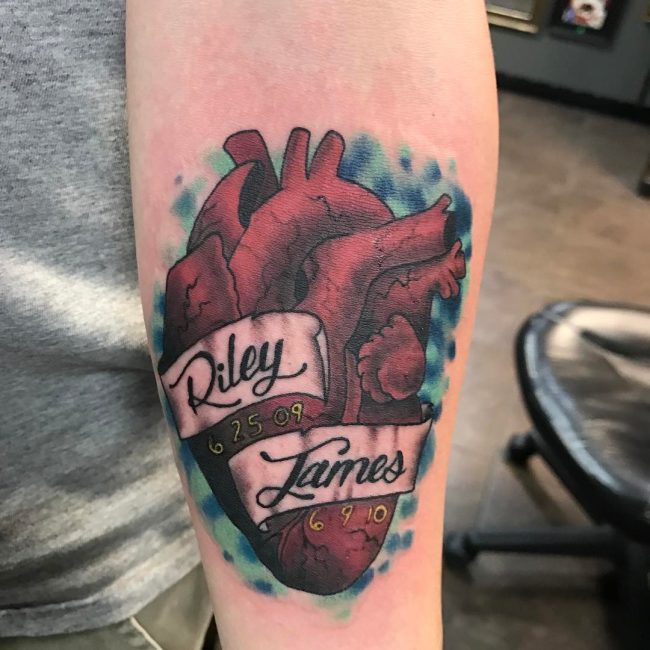 Anatomical Heart Tattoo (19)
