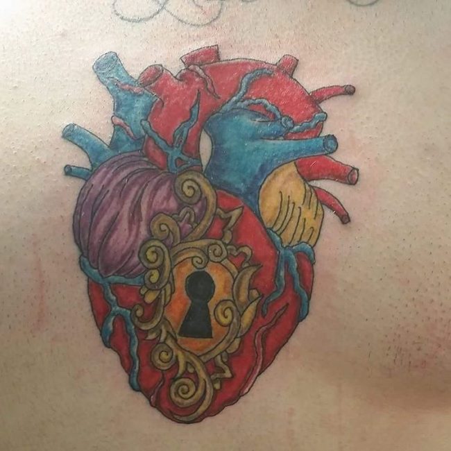 Anatomical Heart Tattoo (28)