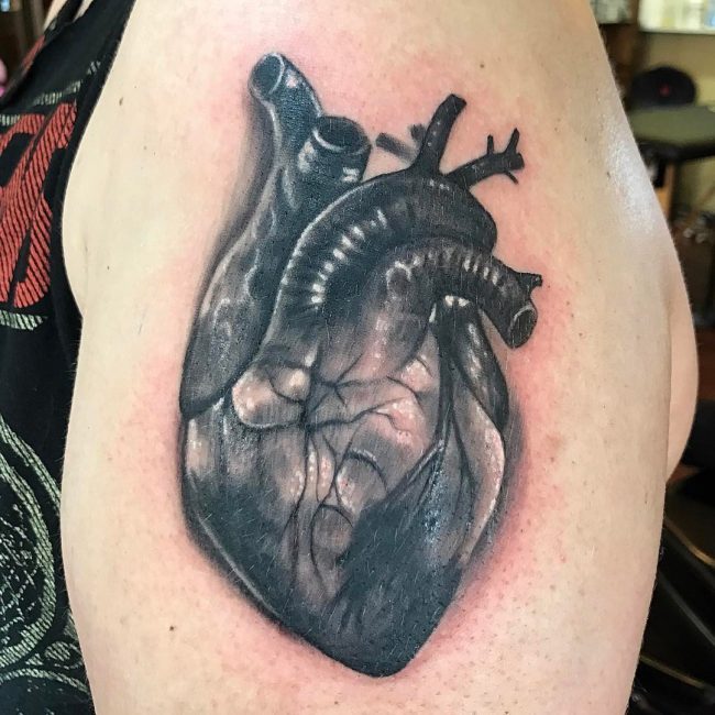 Anatomical Heart Tattoo (33)