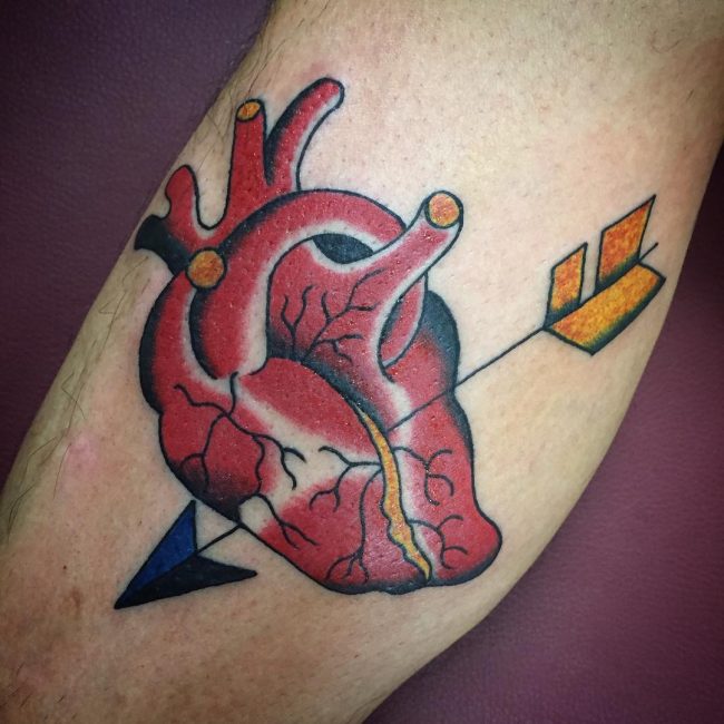 Anatomical Heart Tattoo (37)