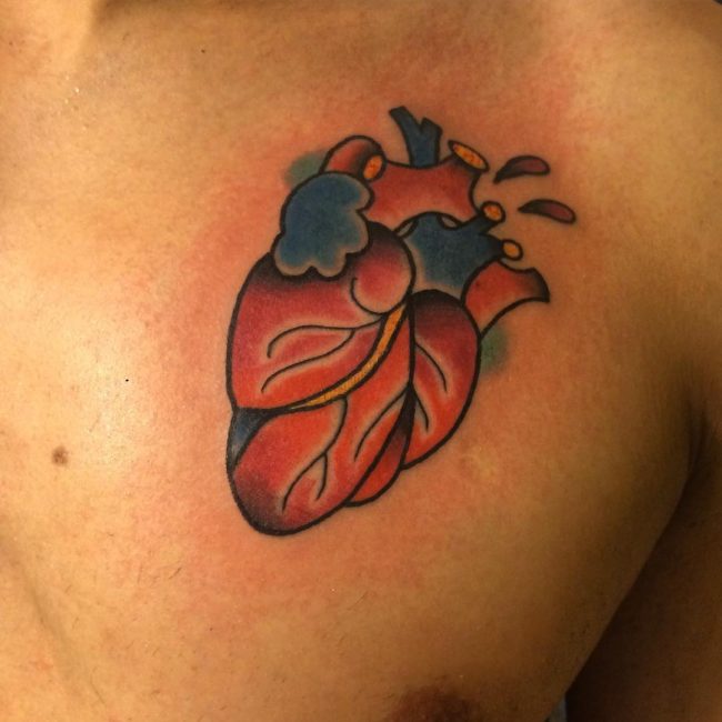 Anatomical Heart Tattoo (38)