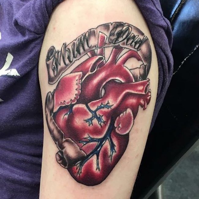 Anatomical Heart Tattoo (39)