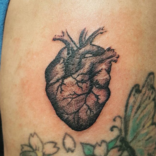 Anatomical Heart Tattoo (40)