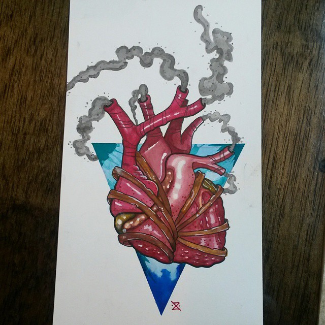 Anatomical Heart Tattoos (10)