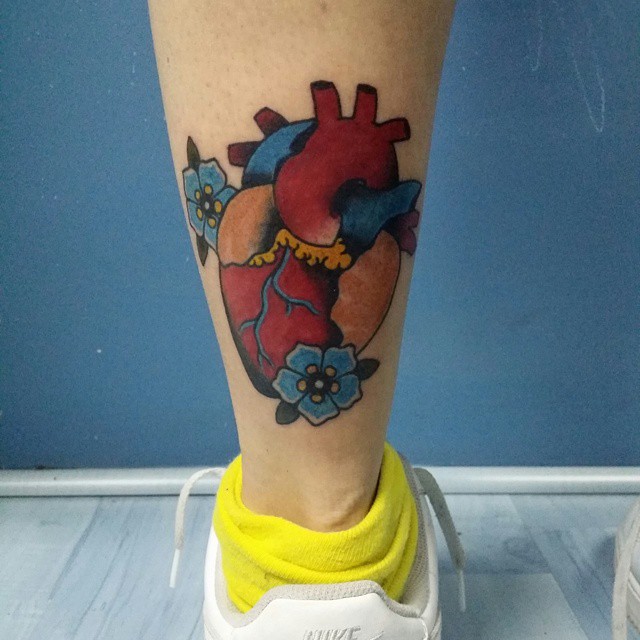 Anatomical Heart Tattoos (13)