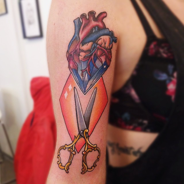 Anatomical Heart Tattoos (18)