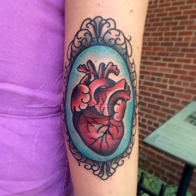Anatomical Heart Tattoos (21)