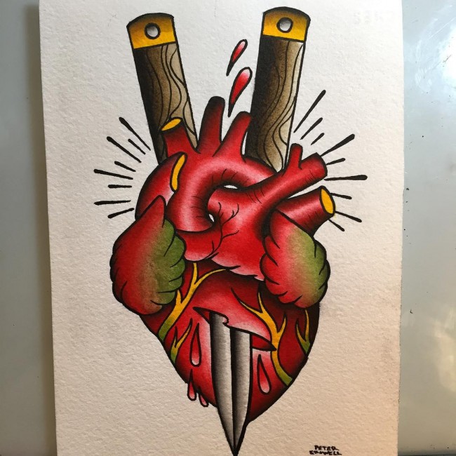 Anatomical Heart Tattoos (34)