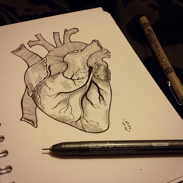 Anatomical Heart Tattoos (8)