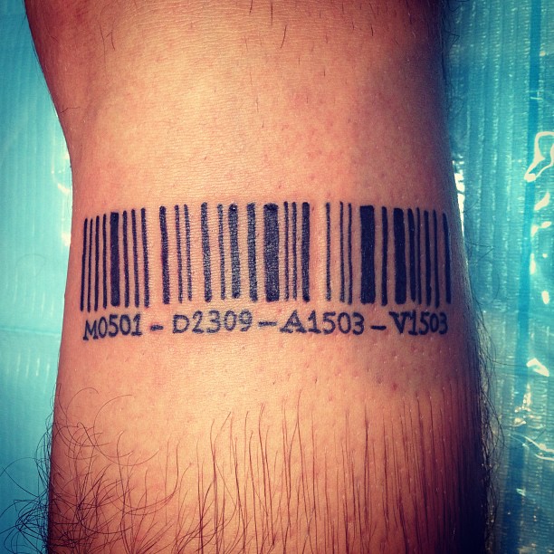 Barcode Tattoo 02