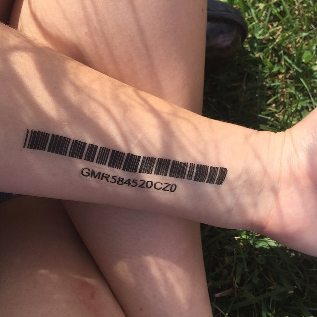 Barcode Tattoo 04