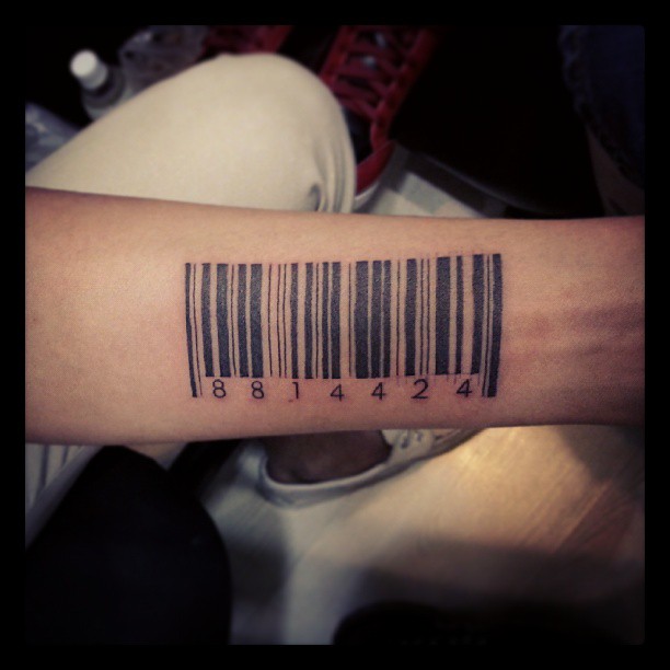 Barcode Tattoo 05