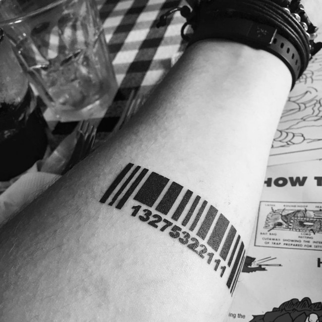 Barcode Tattoo 07