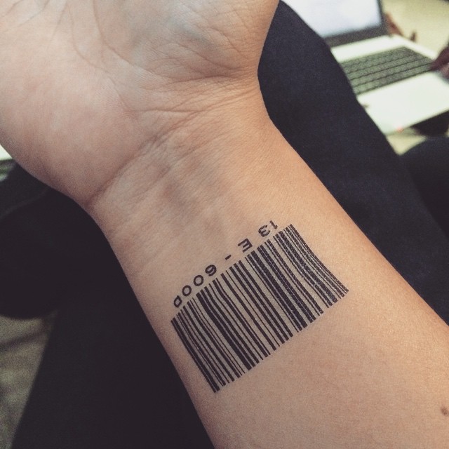Barcode Tattoo 09