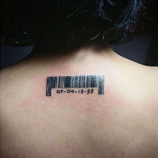 Barcode Tattoo 23