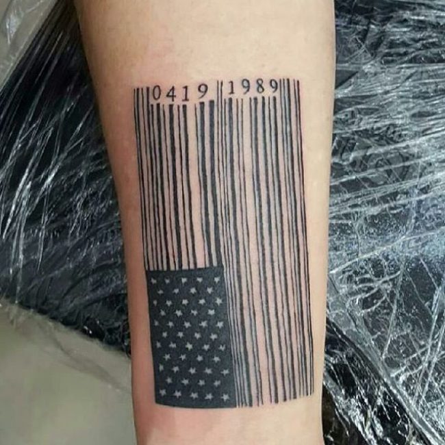 Barcode Tattoo 25