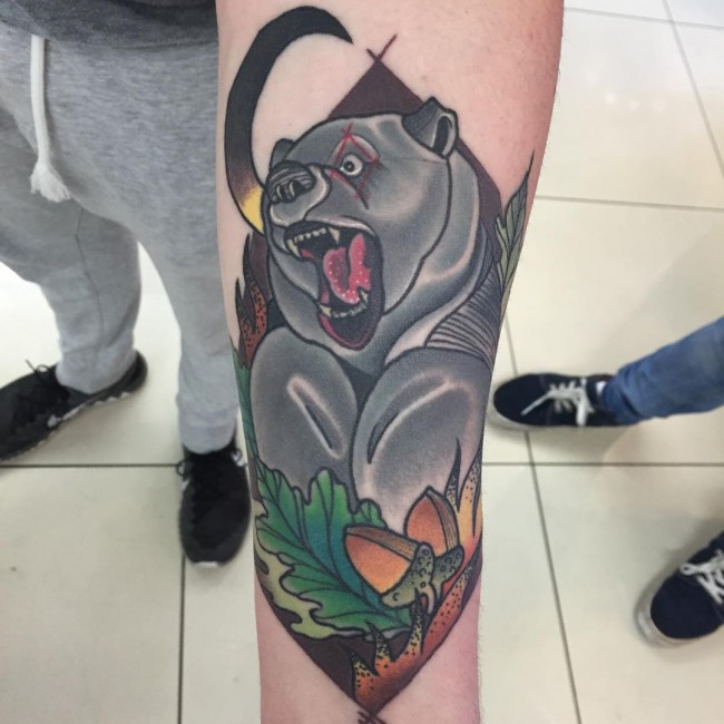Bear Tattoo 12