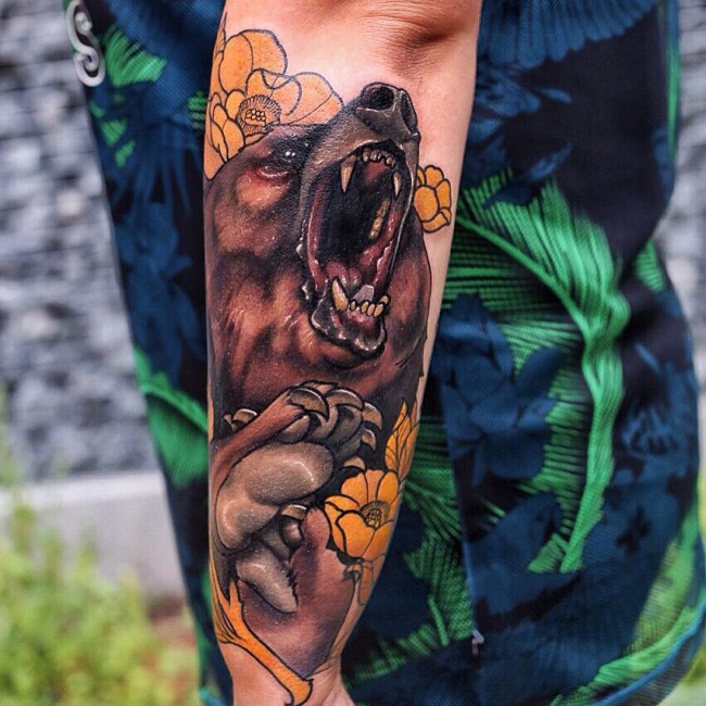 Bear Tattoo 14