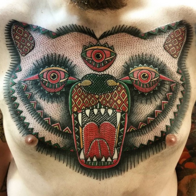 Bear Tattoo 48