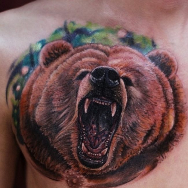 Bear Tattoo 62