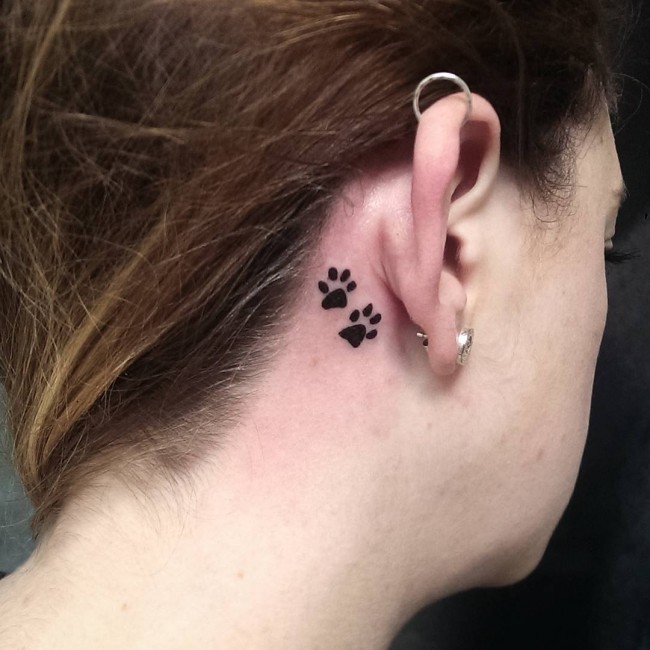 Behind The Ear Tattoo 22