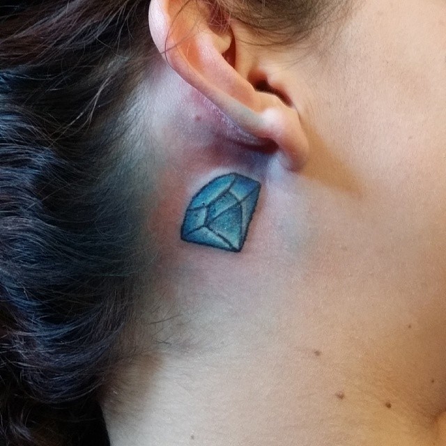 Behind The Ear Tattoo 23