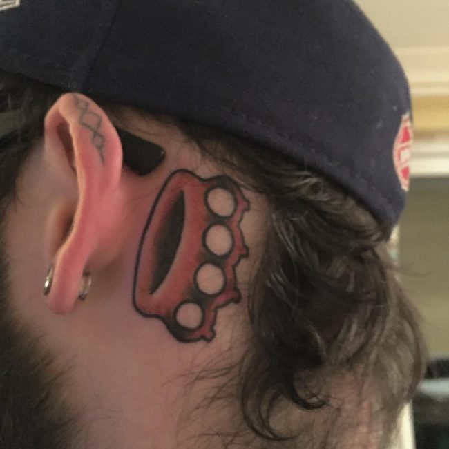 Behind The Ear Tattoo 59