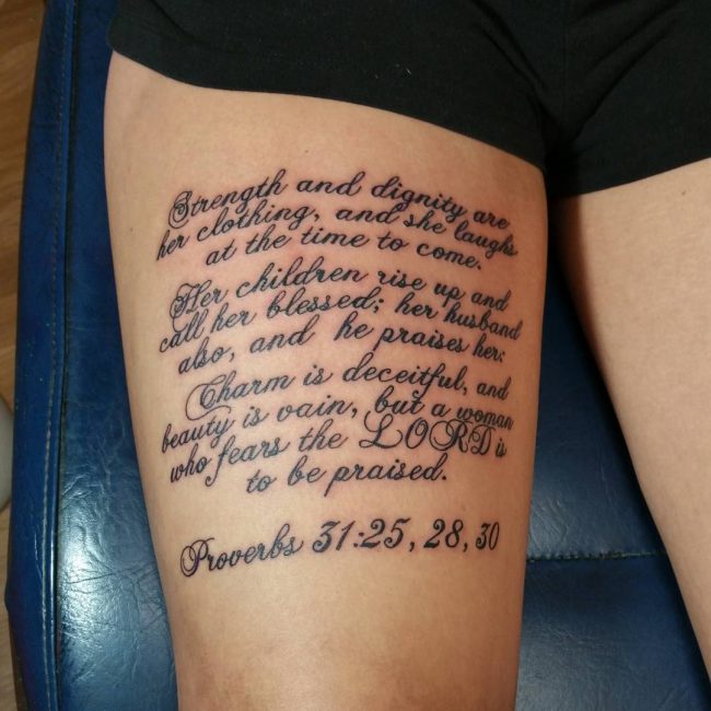 Bible Verses Tattoo 27