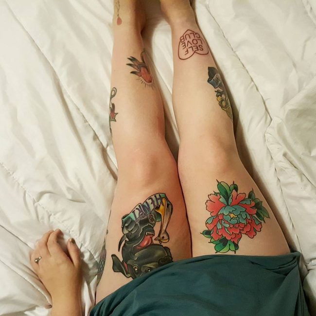 Thigh Tattoos 47